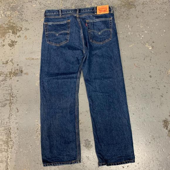Levi's 505 Jeans Regular Straight Leg Fit W 38" L 30" - Picture 4 of 4